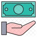 Cash Money Donation Icon