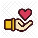 Love Heart Hands Icon