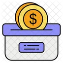 Donation Charity Coin Icon