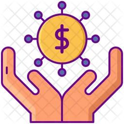 Donation Based Crowdfunding  Icon