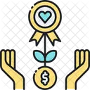 Donation-based crowdfunding  Icon