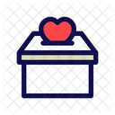 Donation Box Charity Icon