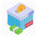 Donation Box Savings Icon