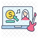 Donation for musicians  Icon