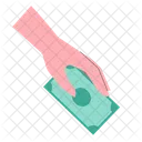 Donation Hand holding money  Icon