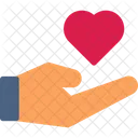 Donation hand  Icon