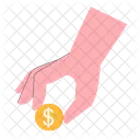 Donation Hand  Icon