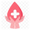 Blood Donation Charity Icon