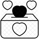 Donation Heart  Icon