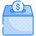 Donation Giving Coin Icon