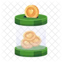 Donate Money Donate Cash Donation Jar Icon