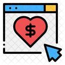Donation web  Icon