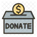 Charity Donation Box Icon