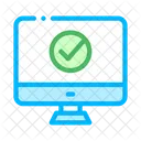 Computer Monitor Approved Icon