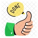 Ok Done Good Icon