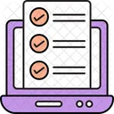 Done Tasks Checklist Checkmarks Icon