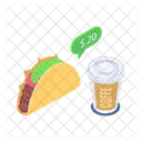 Picante Doner Comida Rapida Icono