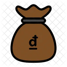 Dong money bag  Icon