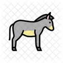 Donkey Domestic Animal Icon