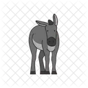 Donkey Animal Wildlife Icon