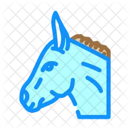Donkey Face  Icon