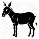 Donkey Animal Fauna Icon