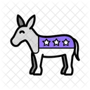 Donkey Democratic Tags Icon