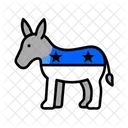 Donkey Democratic Tags Icon