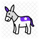 Donkey Democratic Tags Icon