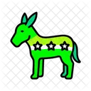 Donkey Democratic Tags Icon