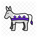 Donkey Democratic Tags Icon