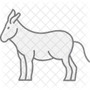 Donkey Pet Mammal Icon