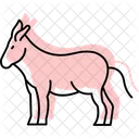 Donkey Pet Mammal Icon