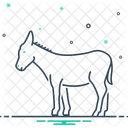 Donkey Burro Mule Icon