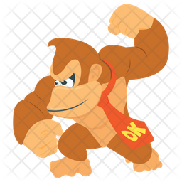 Download Free Donkey Kong Flat Icon Available In Svg Png Eps Ai Icon Fonts