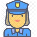 Poliziotta Poliziotta Donna Icon