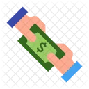 Donner De Largent De Largent Des Finances Icône