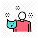 Dono de gato  Ícone