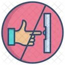 Donot Touchdonot Touch Lift Button Donot Touch Button Avoid アイコン