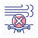 Windy Weather Drone Icon