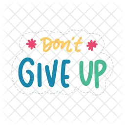 Don't give up  Icon