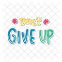 Don't give up  Icon