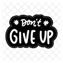 Don't give up  Icon