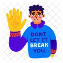 Dont Let It Swallow Hand Sarcastic Icon