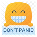 Dont Panic Phrase Emoji Icon