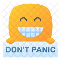Dont Panic Emoji Icon