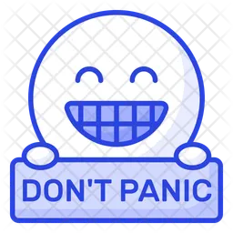 Dont Panic Emoji Icon