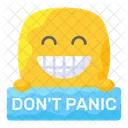 Dont Panic Phrase Emoji Icon