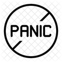 Dont Panic Warning Sign Signaling Icon