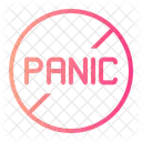 Dont Panic Warning Sign Signaling Icon